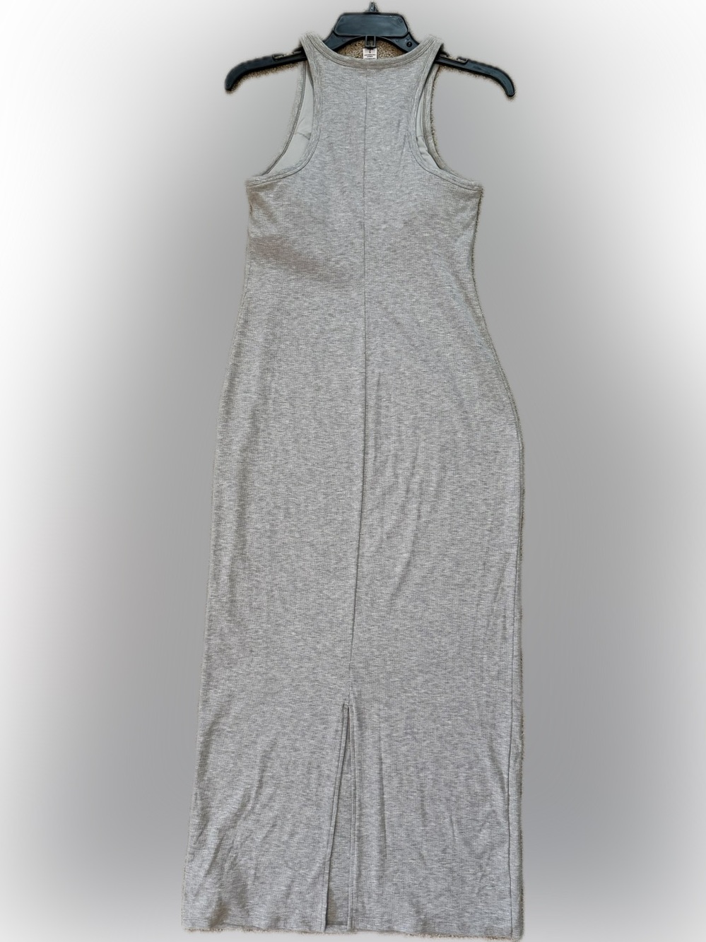 Athleta Signature Rib Maxi Tank Dress| Heather Gray | SP - Picture 3 of 5